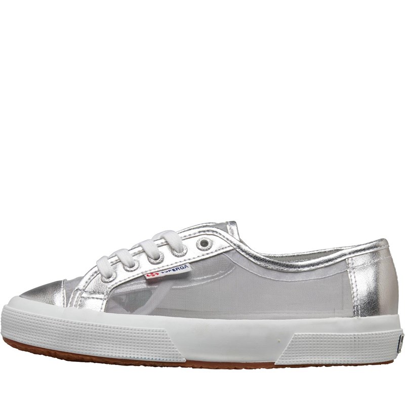 superga silver womens