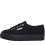 Superga Dame 2730 Lærredgummisko Sort