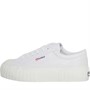 Superga Chaussures de loisir 2631 Stripe Platform Vegan Femme Blanc