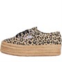Superga Dames 2790 Fantasycotropew Canvas en gympen Luipaard Print