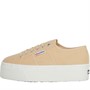 Superga Womens 2790 Cotw Linea Up And Down Platform Canvas Pumps Beige Almond/Favorio