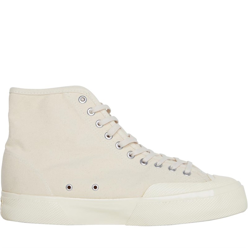 Superga Mens 2433 W C1150 Hi Top Trainers White