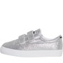 Superga Girls 2843 Clubs Microglitterstrapj Trainers Grey/Silver