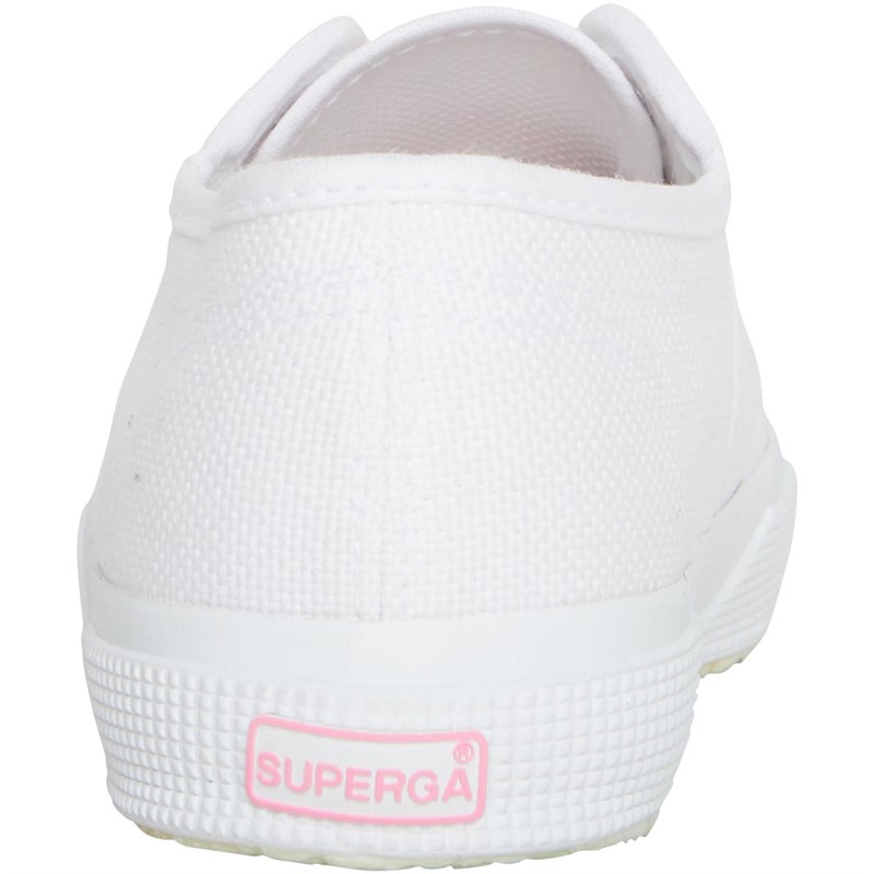 Superga Girls 2750 Shaded Lace Canvas Pumps White/Candy Multicolour