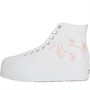 Superga Baskets Montantes 2708 Flowers Embroidery Femme Blanc