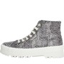Superga Dame 2341 Alpina Faux Reptile Basketballstøvler Sort