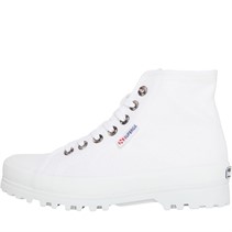 Superga Damen 2341 Alpina Resin Eyelets Hi-Tops Weiß
