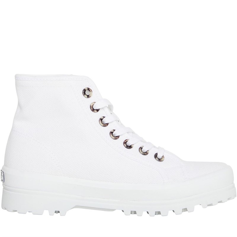 Superga Baskets Montantes 2341 Alpina Resin Eyelets Femme Blanc