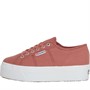 Superga Dames 2790 Cotw Linea Up And Down Platform Canvas en gympen Roze
