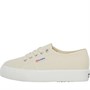 Superga Unisex 2730 Mid Platform Canvas en gympen Ecru