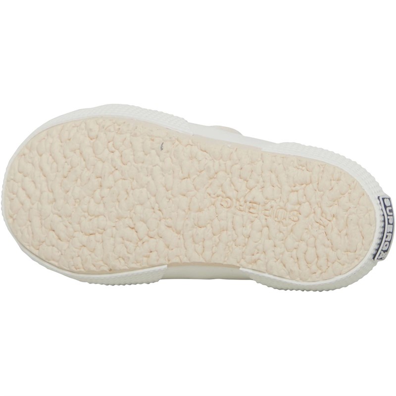 Superga Infant Girls 2750 Bstrap Pumps Beige Raw/F Avorio