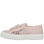 Superga Girls 2750 Kids Macrame Pumps Pink Skin