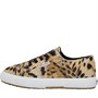 Superga Girls 2750 Print Velvet Pumps Light Beige/Leopard