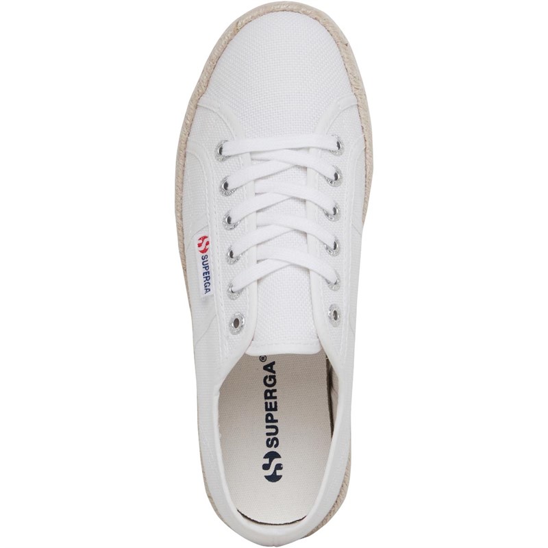 Superga Womens 2790 Cotcoloropew Pumps White/Light Pink/Pink Smoke
