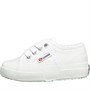 Superga Girls 2750 Heart Heel Patch Trainers White Multicolor Heart