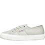 Superga Womens 2750 Glitter Canvas Trainers Grey Silver