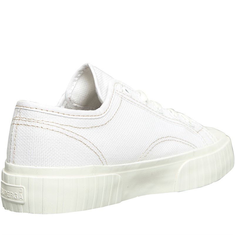 Buy Superga Womens 2630 Cotu Trainers White/Beige Light