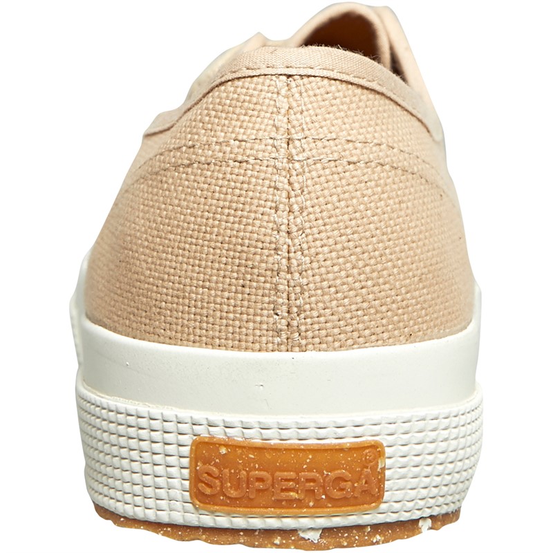 Superga Womens 2750 Organic Canvas Natural Dye Trainers Jack Fruit