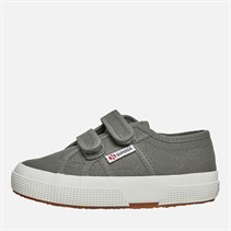 Superga Kids 2750 Cotjstrap Classic Canvas Shoes Grey Sage