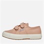 Superga Kids 2750 Cotjstrap Classic Canvas Trainers Pink Blush F Avorio