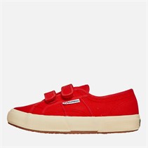 Superga Junior 2750 Cotjstrap Classic Canvas Shoes Red