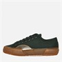 Superga Mens 2431 SKTR Chino Canvas Trainers Dark Green F Gum