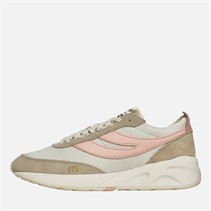 Superga 4089 Training Slim Trainers White Avroio/Pink Ash/Beige Light Eggshell