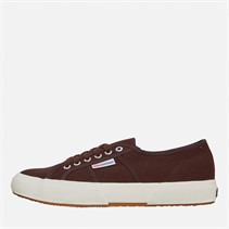 Superga 2750 Cotu Classic Canvas Trainers Brown Plum F Avorio