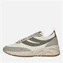 Superga 4089 Training Slim Trainers White Avorio Grey Light Cashew