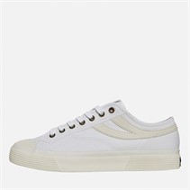 Superga 2750 Panatta 3.0 Canvas Trainers White/White Avorio