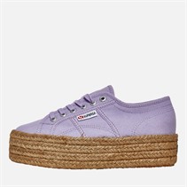 Superga Womens 2790 Rope Canvas Trainers Violet Lilla