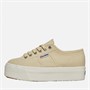 Superga Womens 2790 Cotw Linea Up And Down Canvas Trainers Light Beige/ Eggshell/ Avorio