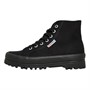 Superga Womens 2341 Cotu Alpina Canvas Hi Top Trainers Black