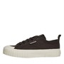 Superga Womens 2630 Stripe Webbing Canvas Trainers Black Bristol/Avorio