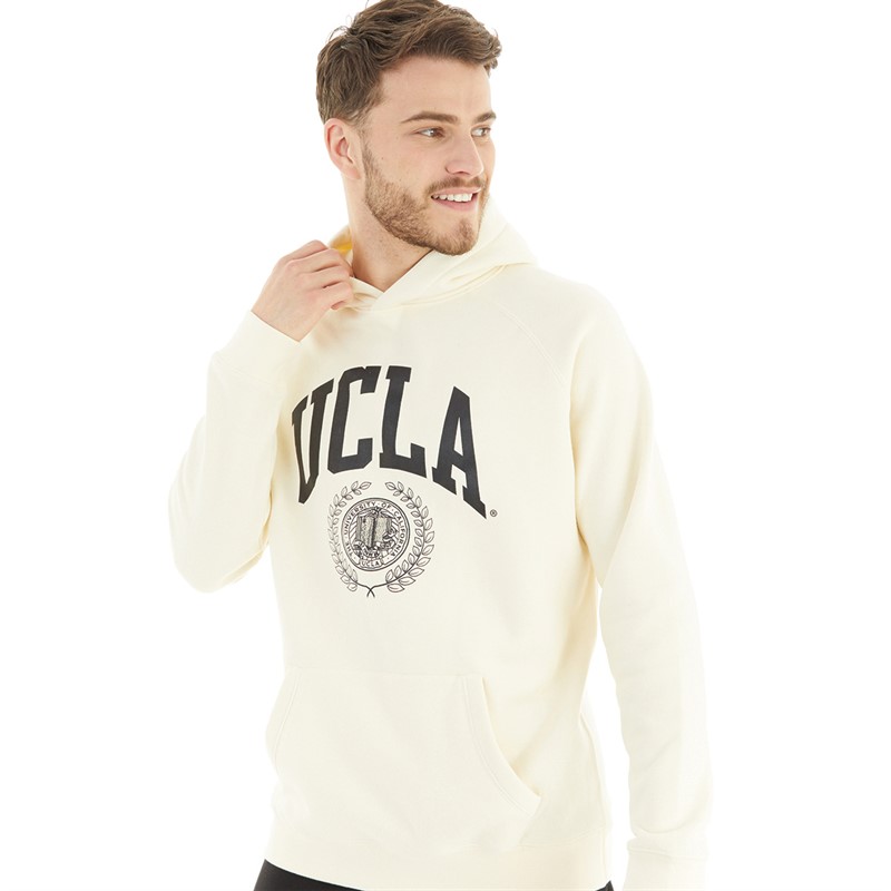 UCLA Mens Hoodie Whisper White