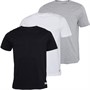 UCLA Mens Ruclge Three Pack T-Shirts White/Black/Grey Marl