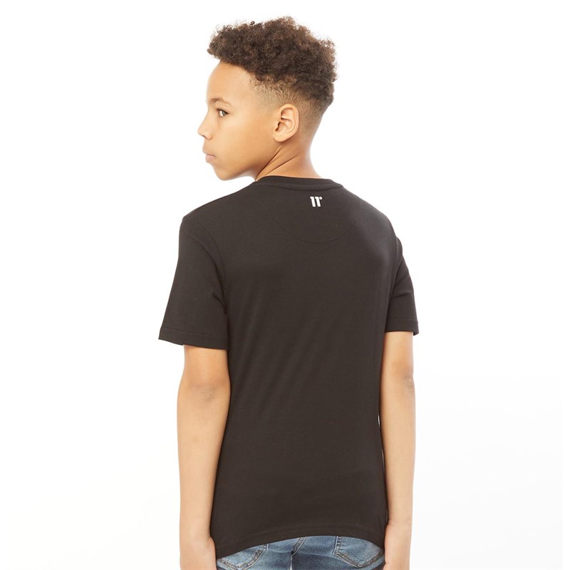 11 Degrees Boys Core T-Shirt Black