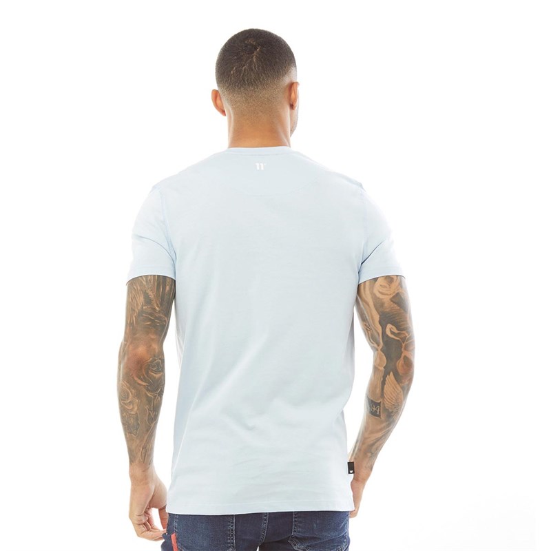 11 Degrees Mens Core T-Shirt Powder Blue