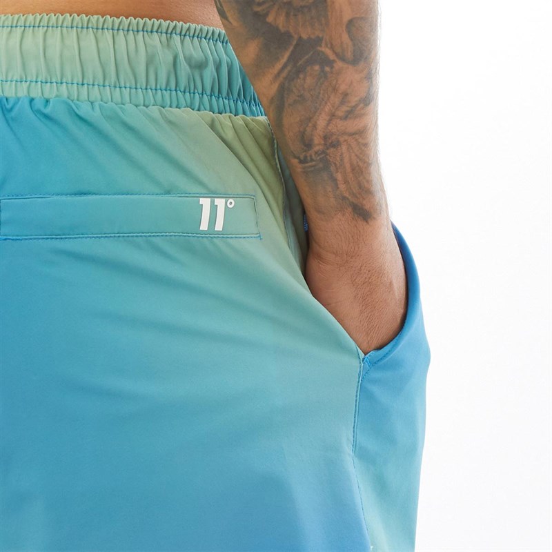 11 Degrees Heren Sun Burst Zwemshorts Multi