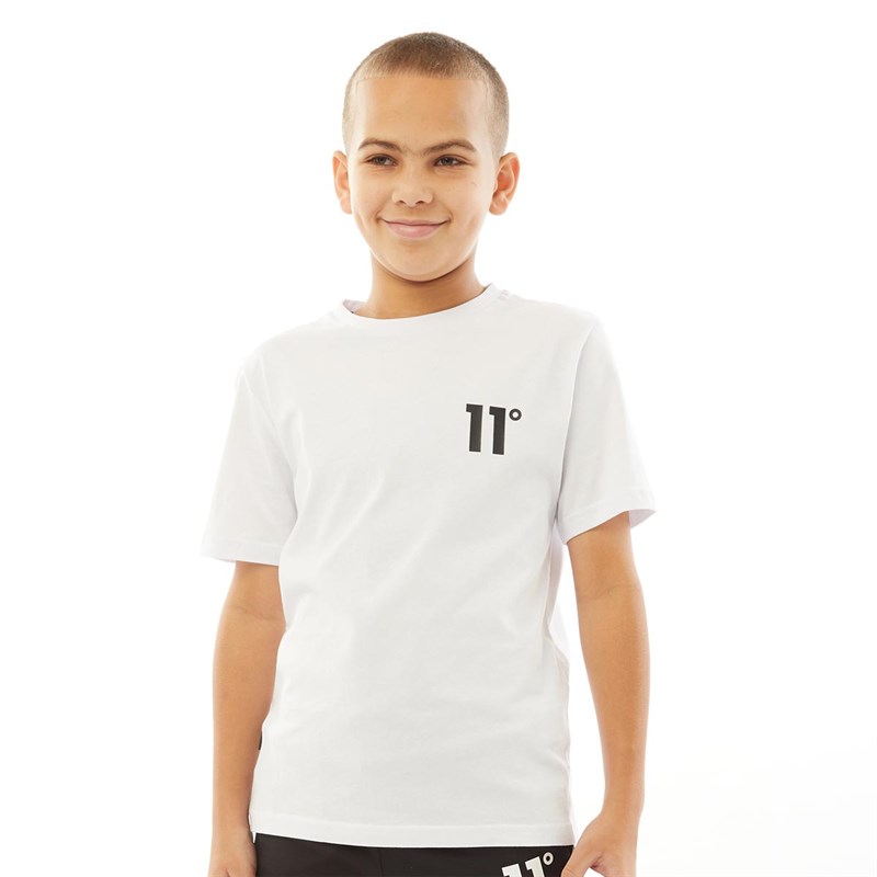 11 Degrees Boys Core T-Shirt White
