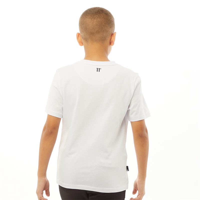 Buy 11 Degrees Boys Core T-Shirt White