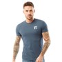 11 Degrees Mens Core T-Shirt Navy Marl