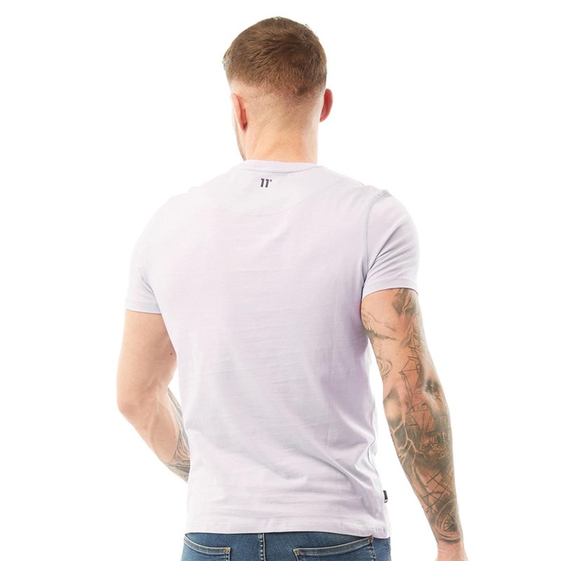 11 Degrees Mens Core T-Shirt Evening Haze Lilac