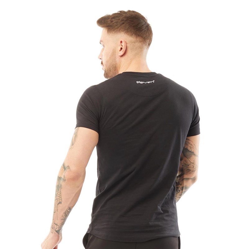 11 Degrees Mens Core T-Shirt Black