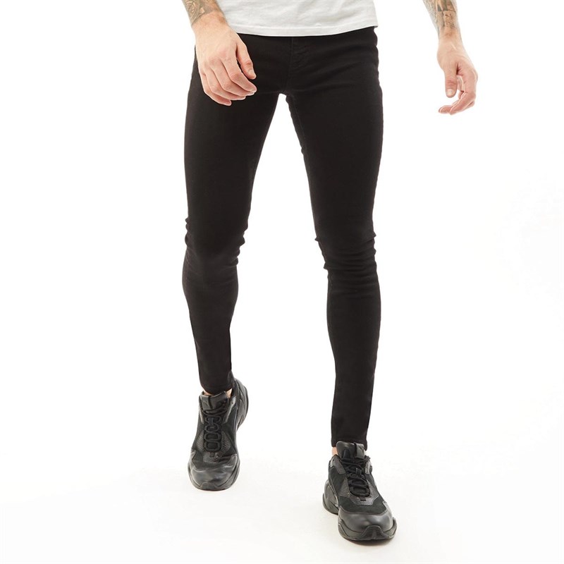 11 Degrees Heren Skinny jeans Zwart