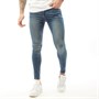 11 Degrees Jean Skinny Homme Bleu Moyen