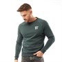 11 Degrees Mens Core Sweatshirt Darkest Spruce Grey