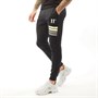 11 Degrees Męskie Nano Reflective Stripe Spodnie Dresowe Czarny
