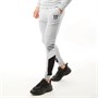 11 Degrees Mens Mercury Mesh Print Cut And Sew Joggers Skinny Fit Vapour Grey
