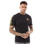 11 Degrees T-Shirts Block Taped Homme Noir